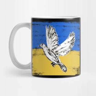 Dove of peace. Support Ukraine Mug